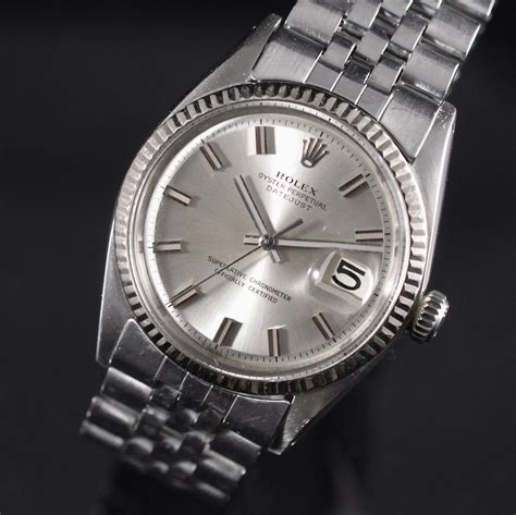 rolex datejust wide boy|1974 Rolex Datejust 'Wide Boy' Ref. 1601 In Two Tone.